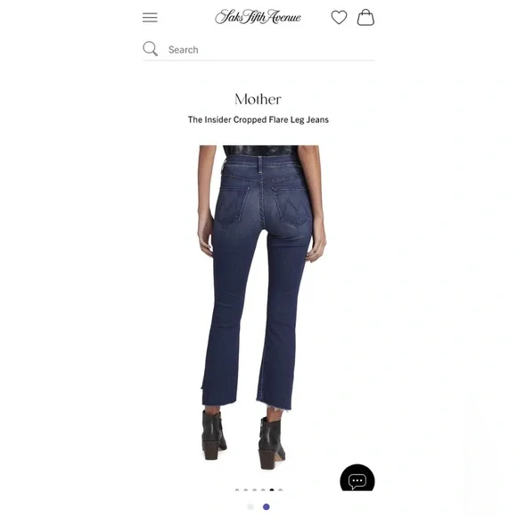 Mother Insider Crop Step Fray Jeans Flare